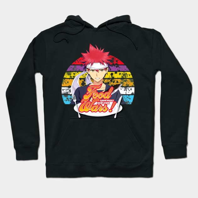 Food Wars Yukihira Hoodie by CarolIrvine